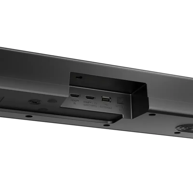 Barra de sonido LG S70TY — 320W, con cable e inalámbrica, 5 altavoces, negra