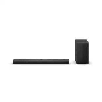 Barra de sonido LG S70TY — 320W, con cable e inalámbrica, 5 altavoces, negra