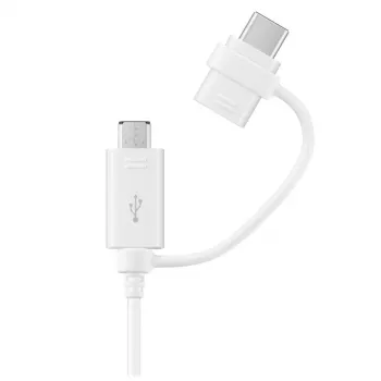 Cable USB Samsung EP-DG930 USB 2.0 1,5 m USB A USB C/Micro-USB B blanco