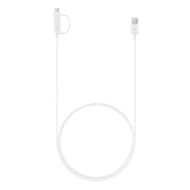 Cable USB Samsung EP-DG930 USB 2.0 1,5 m USB A USB C/Micro-USB B blanco