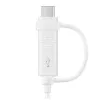 Cable USB Samsung EP-DG930 USB 2.0 1,5 m USB A USB C/Micro-USB B blanco