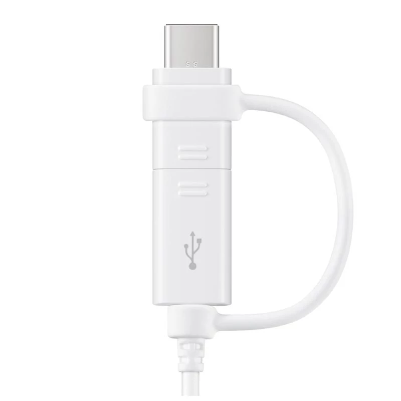 Cable USB Samsung EP-DG930 USB 2.0 1,5 m USB A USB C/Micro-USB B blanco