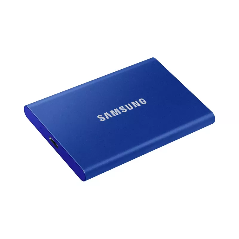 SSD externo Samsung T7 Portable 2TB USB Type-C 3.2 Gen 2 azul (NVMe, 1050/1000 MB/s)