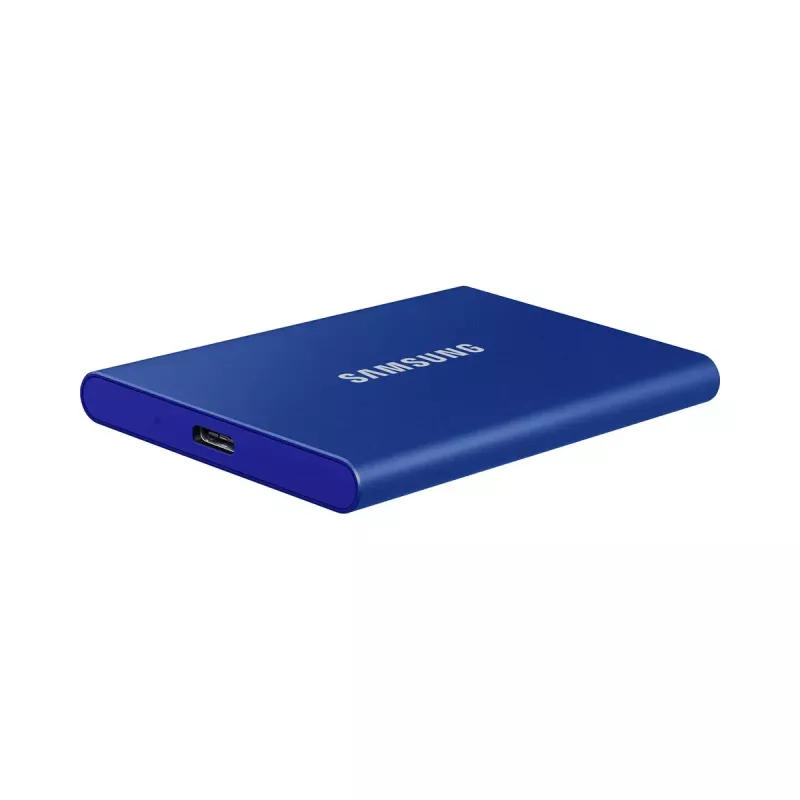 SSD externo Samsung T7 Portable 2TB USB Type-C 3.2 Gen 2 azul (NVMe, 1050/1000 MB/s)