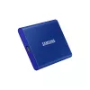 SSD externo Samsung T7 Portable 1 TB, USB-C 3.2 Gen 2, NVMe, cifrado por hardware AES-256, azul