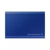 SSD externo Samsung T7 Portable 1 TB, USB-C 3.2 Gen 2, NVMe, cifrado por hardware AES-256, azul