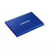 SSD externo Samsung T7 Portable 1 TB, USB-C 3.2 Gen 2, NVMe, cifrado por hardware AES-256, azul