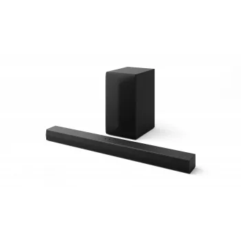 Barra de sonido LG S60T 3.1ch, 340W RMS, subwoofer inalámbrico, Bluetooth 5.3, HDMI ARC, entrada óptica, USB, negro