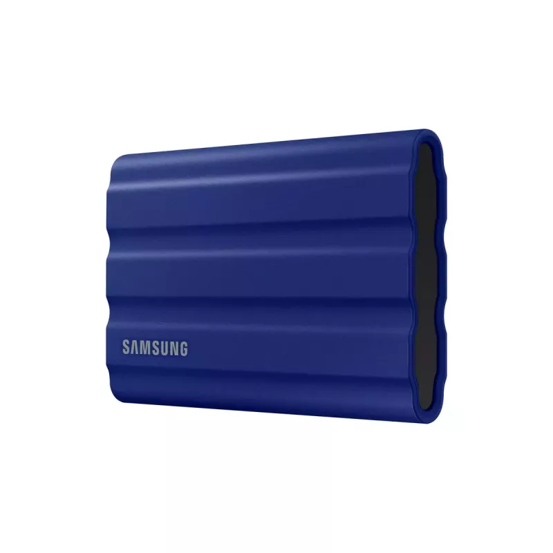 SSD externo Samsung MU-PE2T0R 2 TB USB Type-C 3.2 Gen 2 NVMe, azul, carcasa de goma, resistente al agua