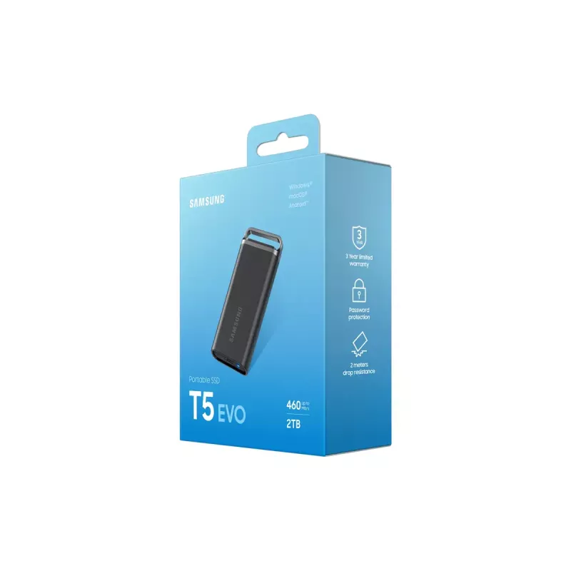 Unidad SSD Samsung 2TB portátil USB 3.2 Gen 1 MU-PH2T0S