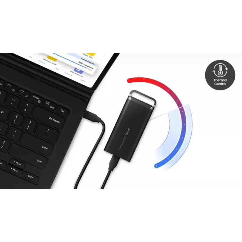 Unidad SSD Samsung 2TB portátil USB 3.2 Gen 1 MU-PH2T0S
