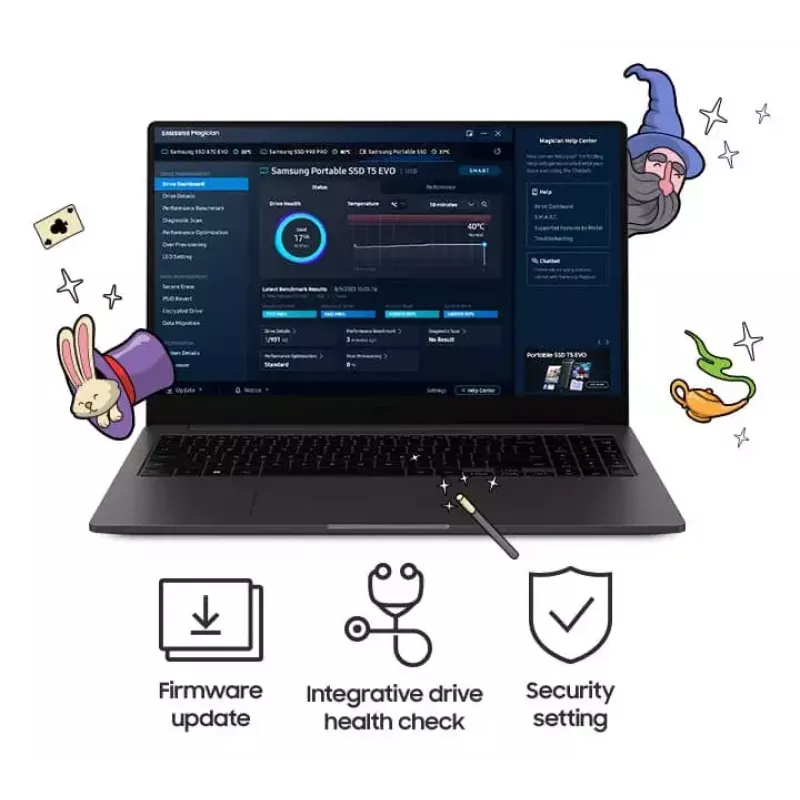 Samsung MU-PH4T0S 4 TB 3.2 Gen 1 (3.1 Gen 1) Negro