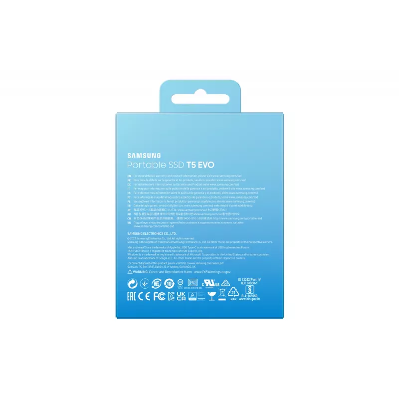 Samsung MU-PH8T0S 8 TB 3.2 Gen 1 (3.1 Gen 1) Negro