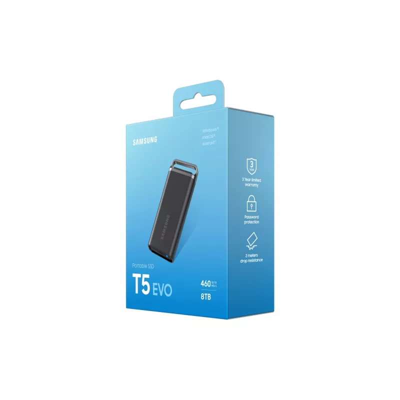 Samsung MU-PH8T0S 8 TB 3.2 Gen 1 (3.1 Gen 1) Negro