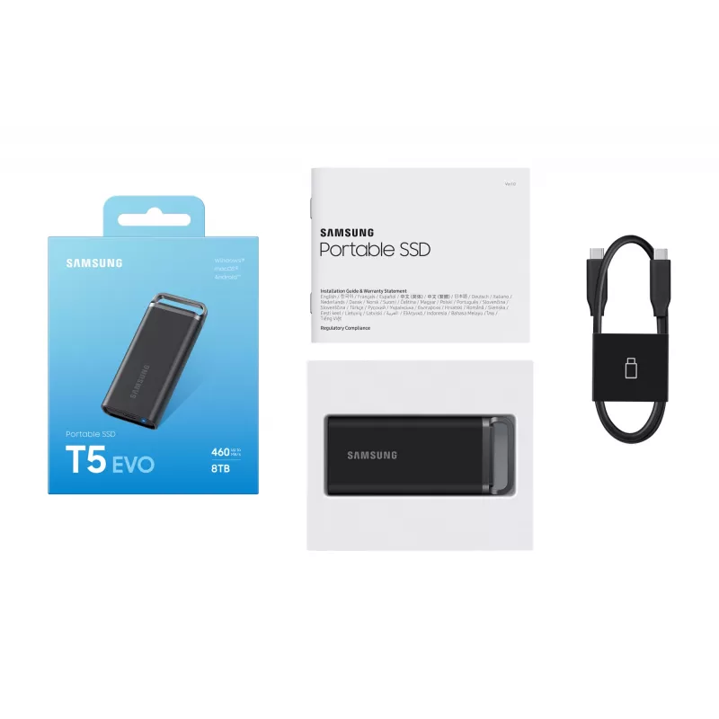 Samsung MU-PH8T0S 8 TB 3.2 Gen 1 (3.1 Gen 1) Negro