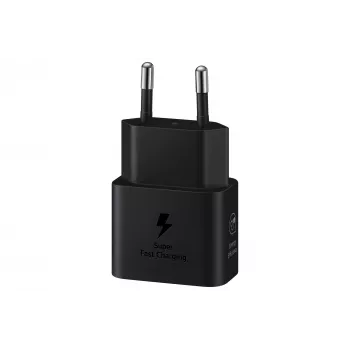 Cargador Samsung EP-T2510 25W USB‑C interior carga rápida, negro, cable de 1 m