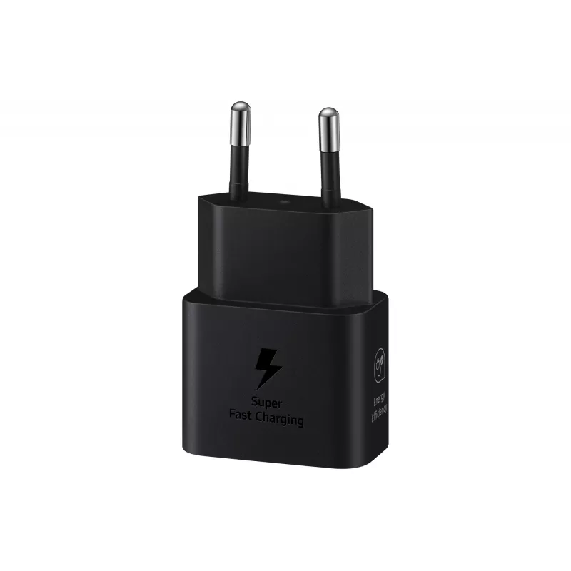 Cargador Samsung EP-T2510 25W USB‑C interior carga rápida, negro, cable de 1 m