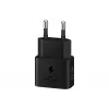 Cargador Samsung EP-T2510 25W USB‑C interior carga rápida, negro, cable de 1 m