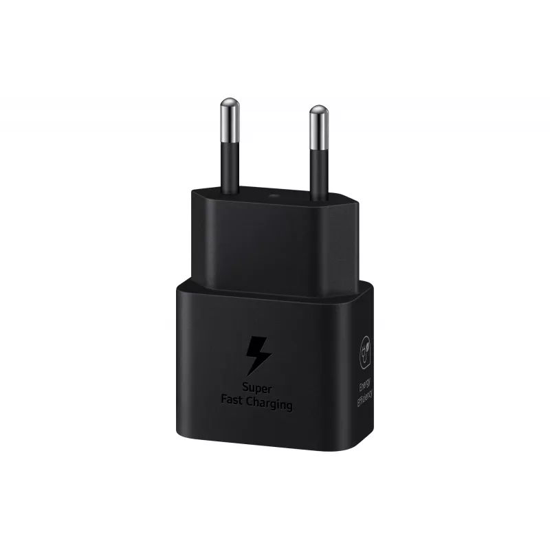 Cargador Samsung EP-T2510 25W USB‑C interior carga rápida, negro, cable de 1 m