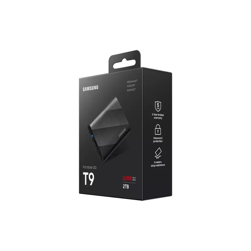 Samsung MU-PG2T0B 2 TB USB Type-C USB 3.2 Gen 2x2 Negro