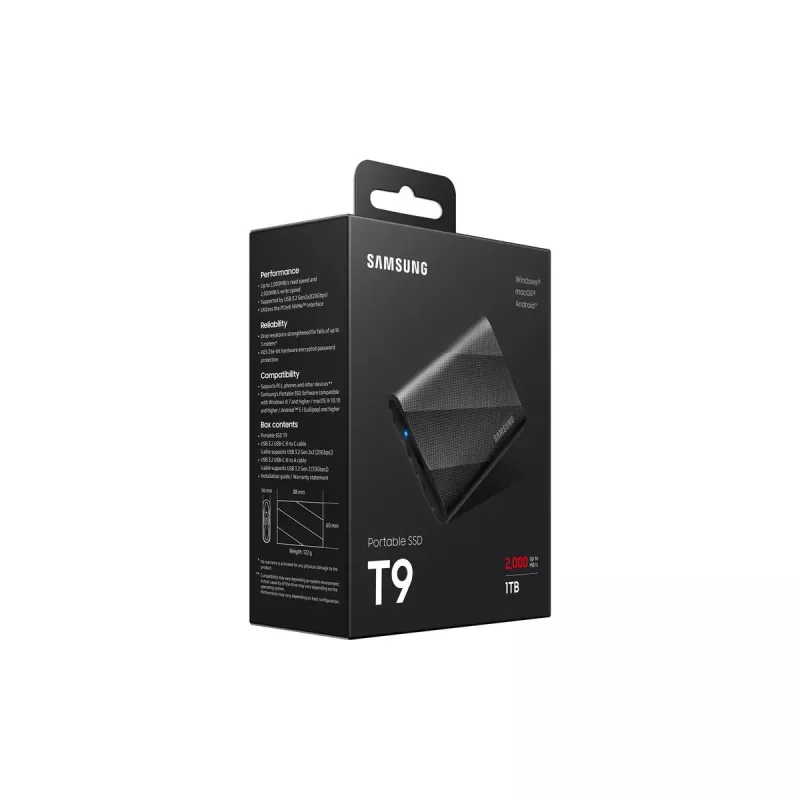 Samsung MU-PG1T0B 1 TB USB Type-C USB 3.2 Gen 2x2 Negro