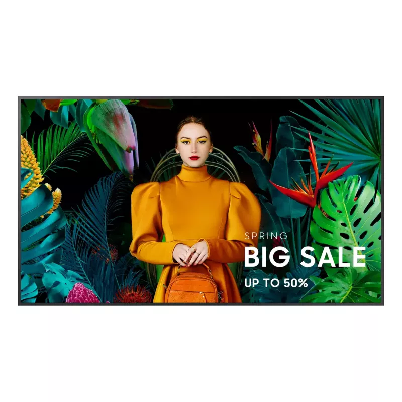 Pantalla plana de señalización digital Samsung QM55C 139,7 cm (55 inch) LCD Wi-Fi 500 cd/m² 4K Ultra HD Negro Tizen 24/7