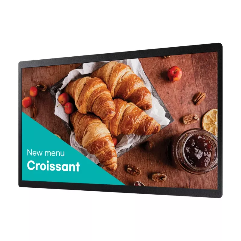 Pantalla plana de señalización digital Samsung QB24C 61 cm (24 inch) LED Wi-Fi 250 cd/m² Full HD Negro procesador integrado Tizen 16/7