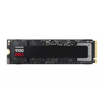 SSD M.2 Samsung 9100 PRO 4 TB PCIe 5.0 NVMe — 2280, lectura 14800 MB/s, escritura 13400 MB/s, V-NAND TLC