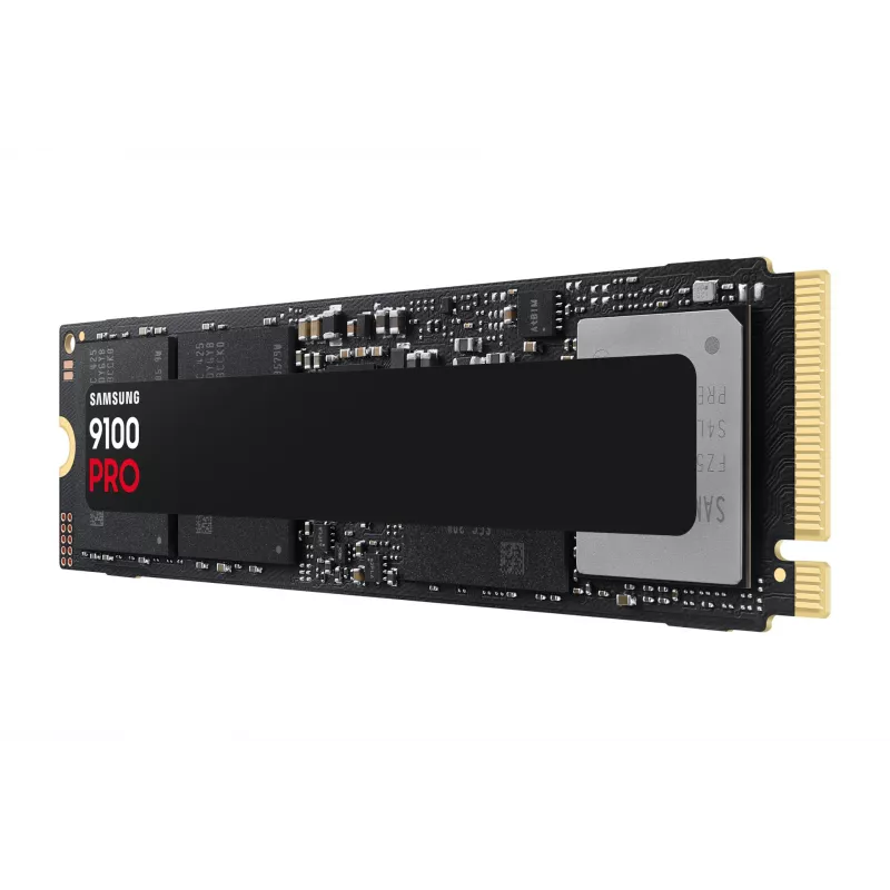 SSD M.2 Samsung 9100 PRO 4 TB PCIe 5.0 NVMe — 2280, lectura 14800 MB/s, escritura 13400 MB/s, V-NAND TLC