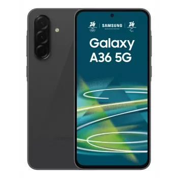 Smartphone Samsung Galaxy A36 6,7 inch 256GB Negro, 8GB RAM, 5G, IP67, Super AMOLED 120Hz