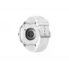 Smartwatch Samsung Galaxy Watch 8 Classic 46 mm — 1,3 inch AMOLED, 438×438, 64 GB, Wi-Fi, GPS, caja plateada, correa blanca