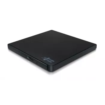 HITACHI-LG DATA STORAGE Grabadora de DVD portátil ultrafina - Gp57eb40 - USB 2.0 - Negro