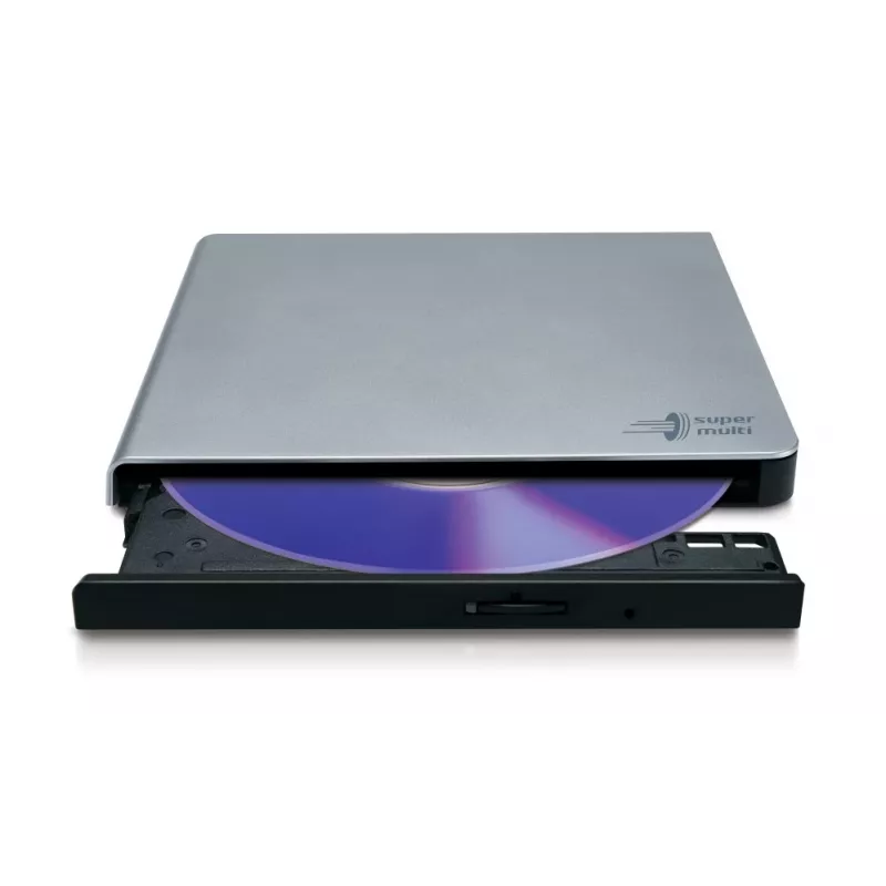 Hitachi-LG GP57ES40 grabadora de DVD portátil slim, USB 2.0, plateada