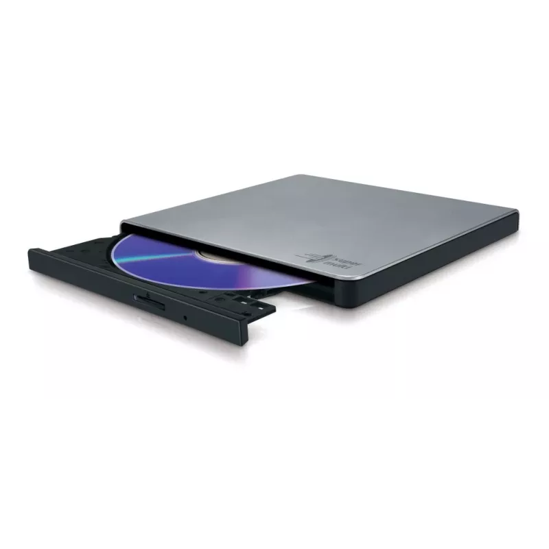 Hitachi-LG GP57ES40 grabadora de DVD portátil slim, USB 2.0, plateada