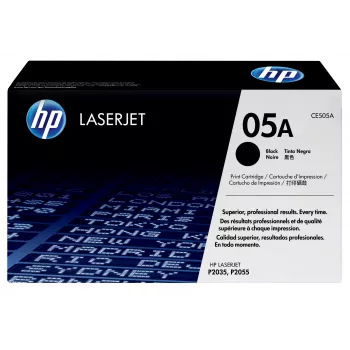 HP 05A Tóner original LaserJet Negro, 2300 páginas, Negro, 1 ud.