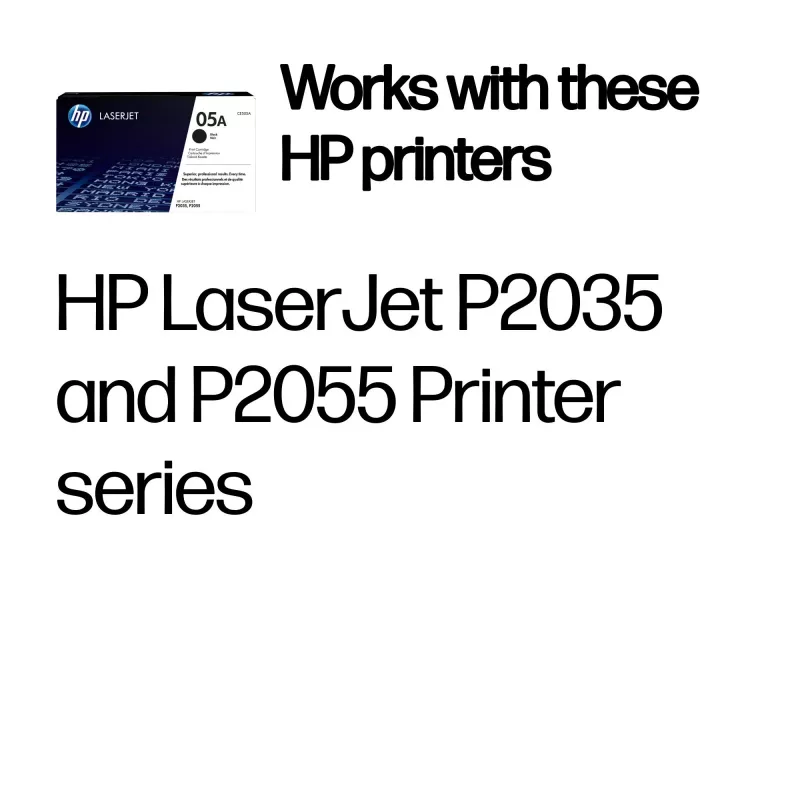 HP 05A Tóner original LaserJet Negro, 2300 páginas, Negro, 1 ud.