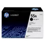 HP 55A Tóner original LaserJet negro, 6000 páginas, negro, 1 ud.
