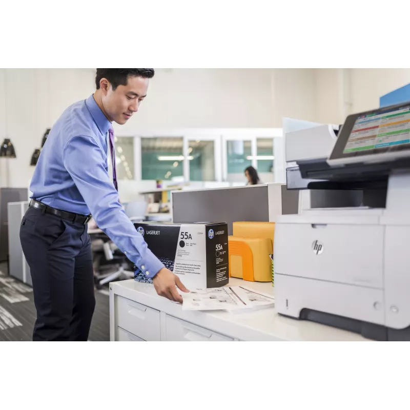 HP 55A Tóner original LaserJet negro, 6000 páginas, negro, 1 ud.