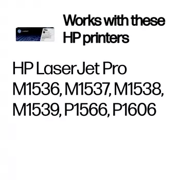 HP 78A Tóner original LaserJet, Negro, 2100 páginas, 1 ud.