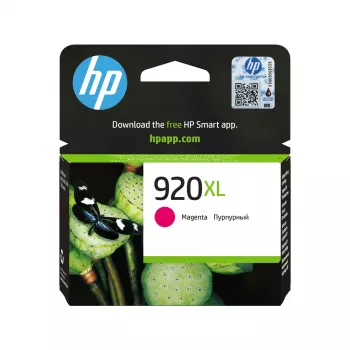 HP 920XL Cartucho de tinta original Magenta de alto rendimiento, Magenta, 1 ud., 700 páginas