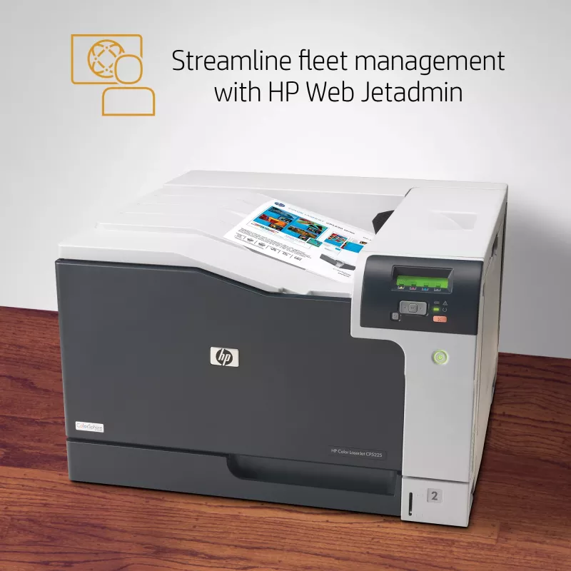 HP Color LaserJet Professional CP5225dn Impresora, Láser, Color, 600 x 600 DPI, A3, 20 páginas/min, Impresión a doble cara