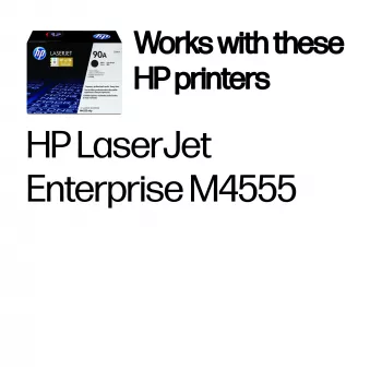 Tóner original HP 90A LaserJet negro