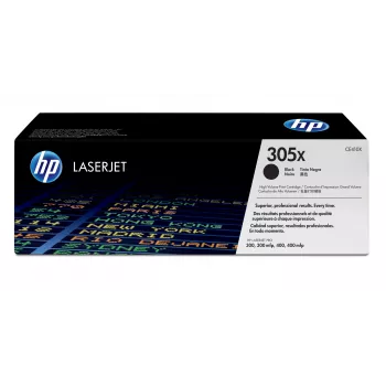 Tóner original HP 305X LaserJet negro de alto rendimiento