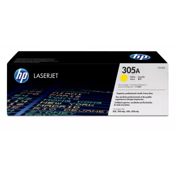 Tóner original HP 305A LaserJet amarillo, 2600 páginas, amarillo, 1 ud.