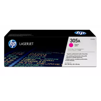 Tóner original HP 305A LaserJet magenta, 2600 páginas, magenta, 1 ud.