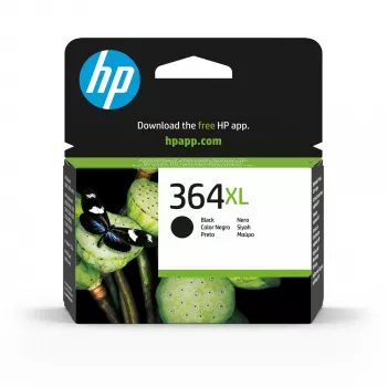 Cartucho de tinta original HP 364XL negro, alto rendimiento