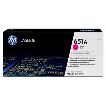 Tóner original HP 651A LaserJet magenta, 16000 páginas, magenta, 1 ud.