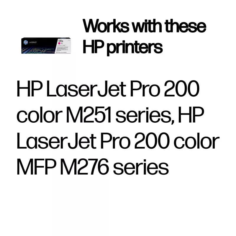 Tóner original HP 131A LaserJet magenta, 1800 páginas, magenta, 1 ud.