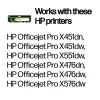 Cartucho de tinta original HP 970XL negro de alto rendimiento, negro, 1 ud., 9200 páginas