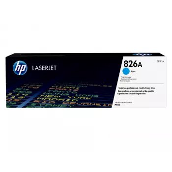 Tóner original HP 826A LaserJet cian